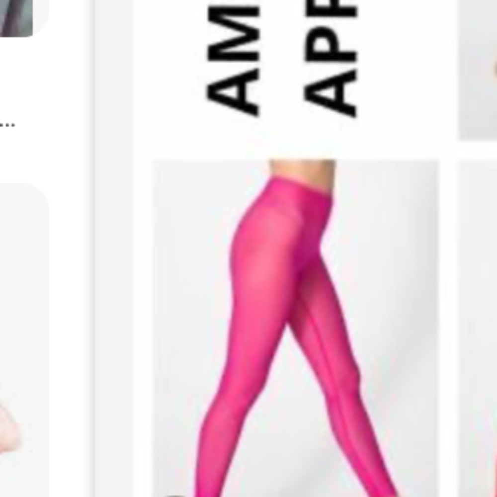 RARE American apparel footless mesh tight💕💕